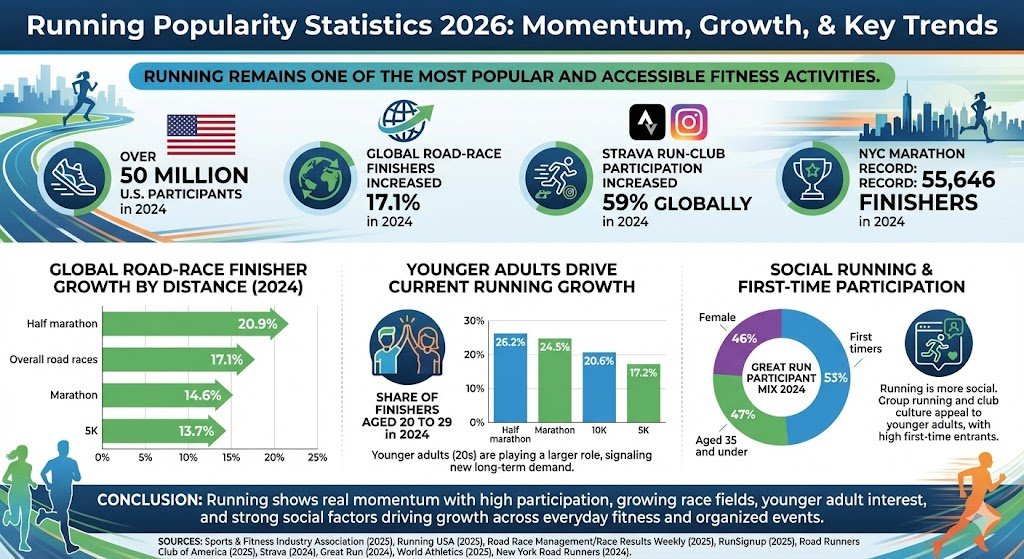 running popularity statistics